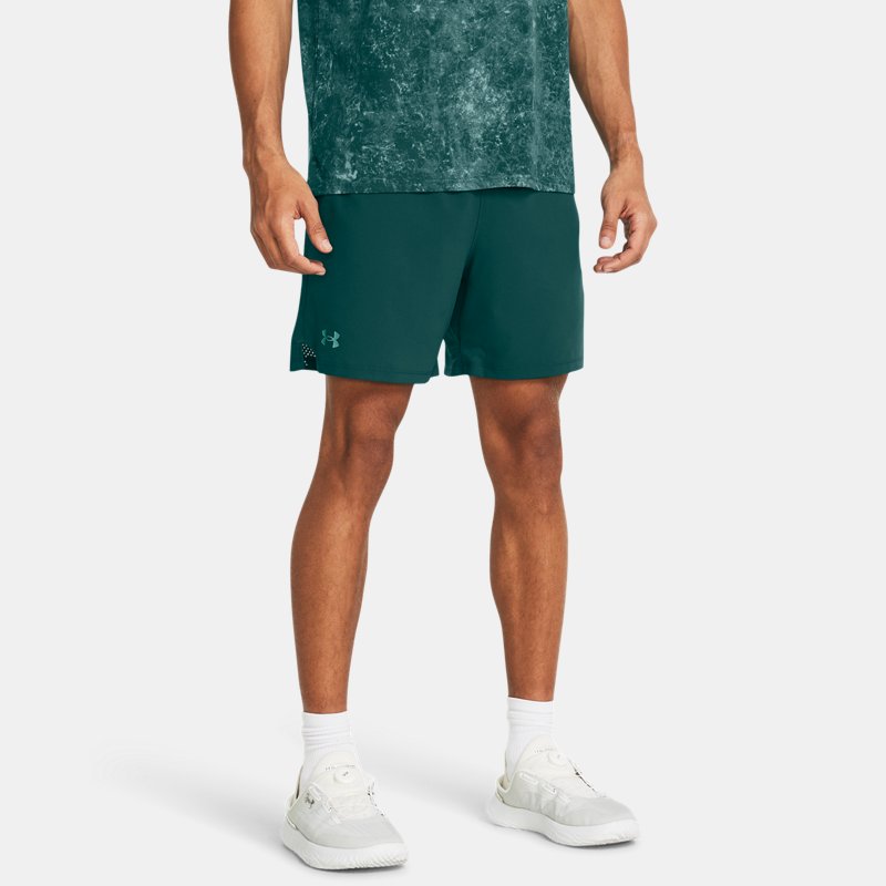 Shorts Under Armour Vanish Woven 15 cm da uomo Hydro Teal / Radial Turquoise M